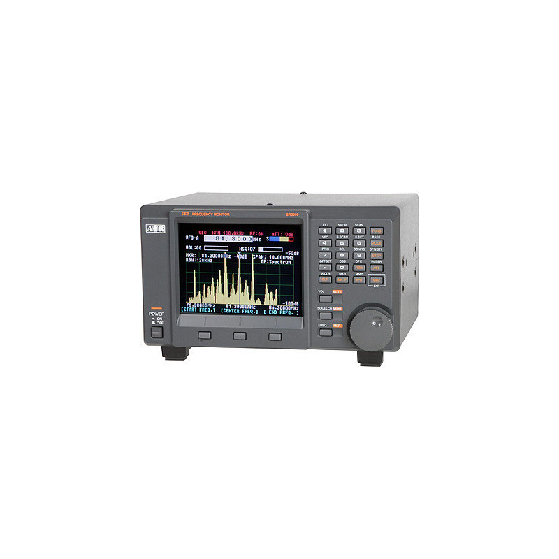 AOR SR 2000 RECEIVER WITH SPECTRAL ANALYSER.