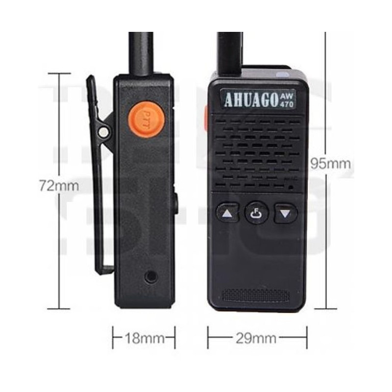 M2 AW-470 Mini 2.5W 16CH mini pocket radio station