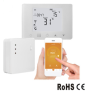 WiFi wireless room thermostat with separate boiler control unit – switching contact HY-09rf-1605