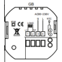 DIGITAL THERMOSTAT FOR UNDERFLOOR HEATING, INCLUDING FLOOR CONTROL 939-03H/19-230V + WIFI -VIP.