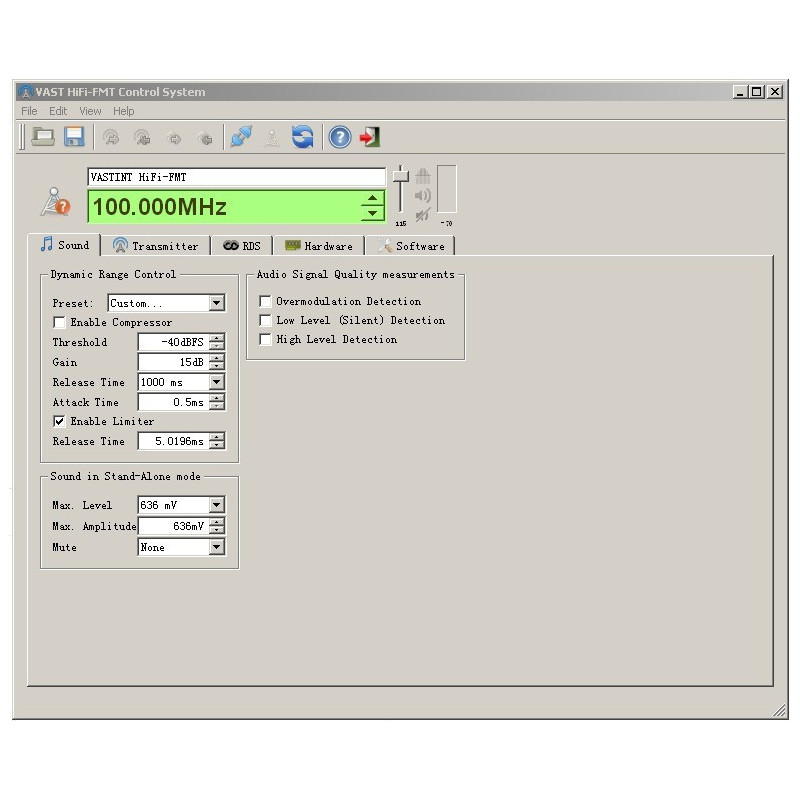 Low RDS encoded FM transmitter + PC USB audio audio