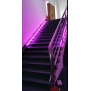 Movable LED light, light strip control with movement 1516, car lighting control for stairs, corridors