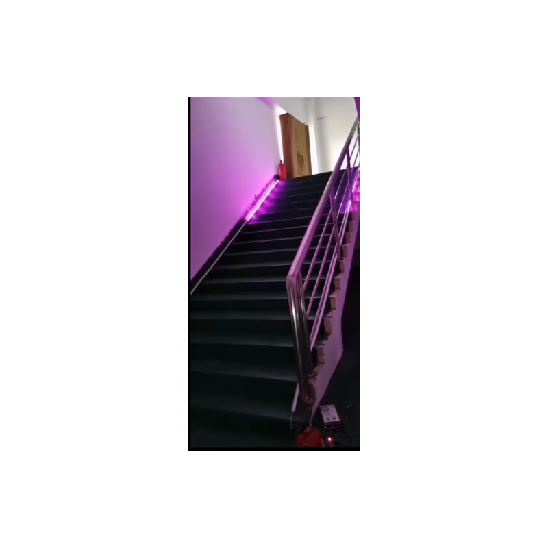 Movable LED light, light strip control with movement 1516, car lighting control for stairs, corridors