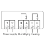 Temperatur- und Feuchtigkeitsregler. Auto Temperatur- und Feuchtigkeitsregler Hygrostat 1521-DTC3200