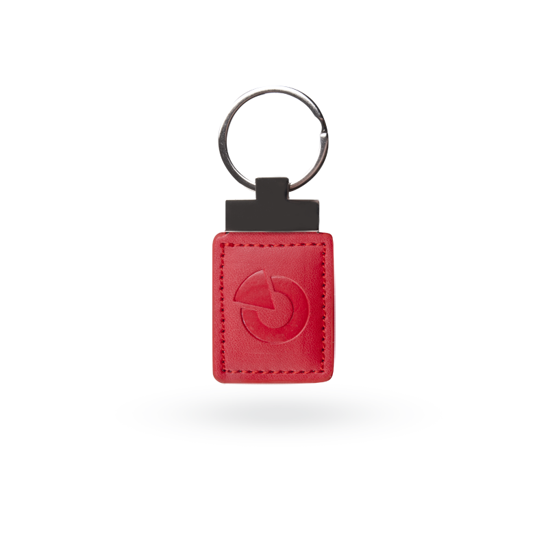 JA-194J-RE JA-194-RE RFID leather pendant - red