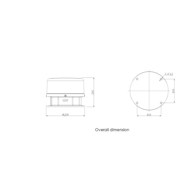 CK-13-AB Medium intensity aerial obstacle light