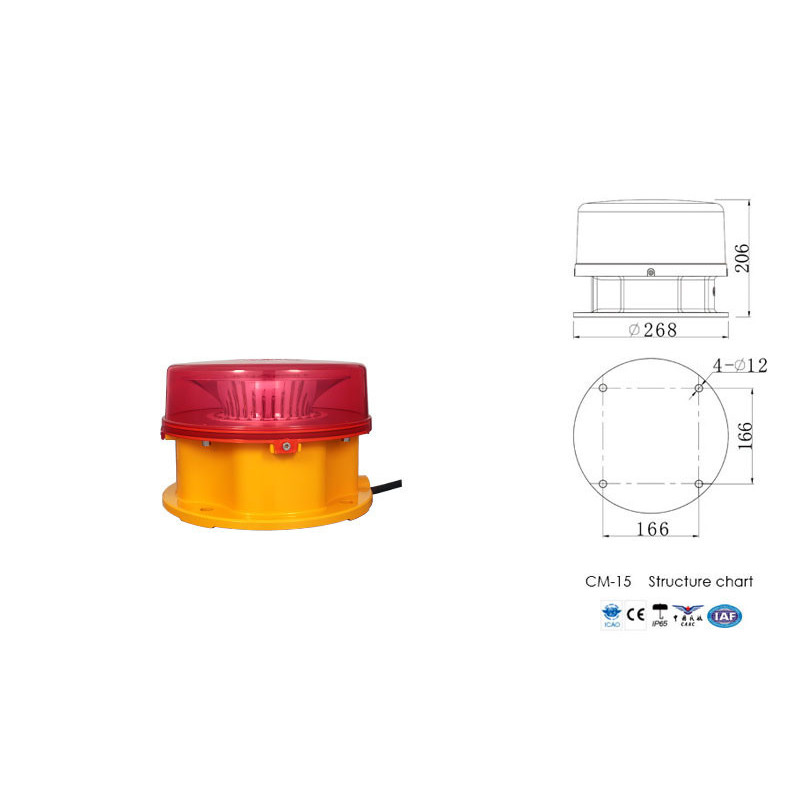 Aviation obstacle light CM-13 type B medium intensity