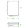 Outdoor control for obstacle light CM-DKW