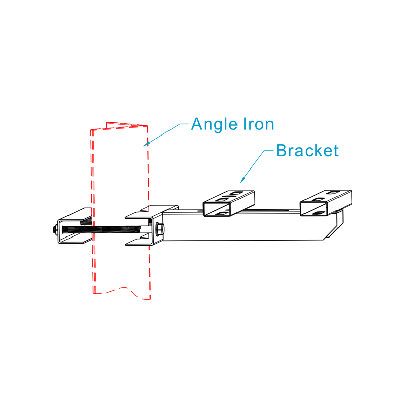 Mounting bracket type angle iron