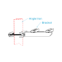 Mounting bracket type angle iron