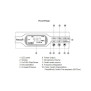 FM radio transmitter 1 W, CZE / 1618, low-energy FM transmitter + short antenna for cinemas, churches