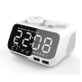 MP3 Alarm Clock - MP3 radio alarm clock, double independent custom ringtones, or radio ringtone