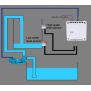 Non-contact liquid level sensor module 1530 / AC230V / Y25-V. Waterproof sensor Water level detector