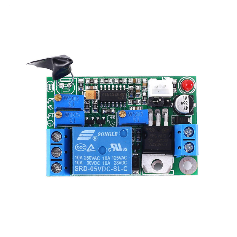 Sound sensor module Microphone Light sensor Control unit Relay switch module