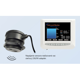 Radio ultrasonic sensor to monitor