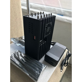 Professional anti-tracking jammer, portable. Up to 12 frequency channels. after 5W