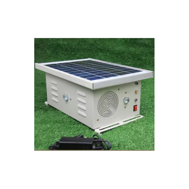 Solar-Ultraschall-Verschrecker für Vögel und Tiere – Industrieller Solar-Verschrecker, 230 V, 12 V