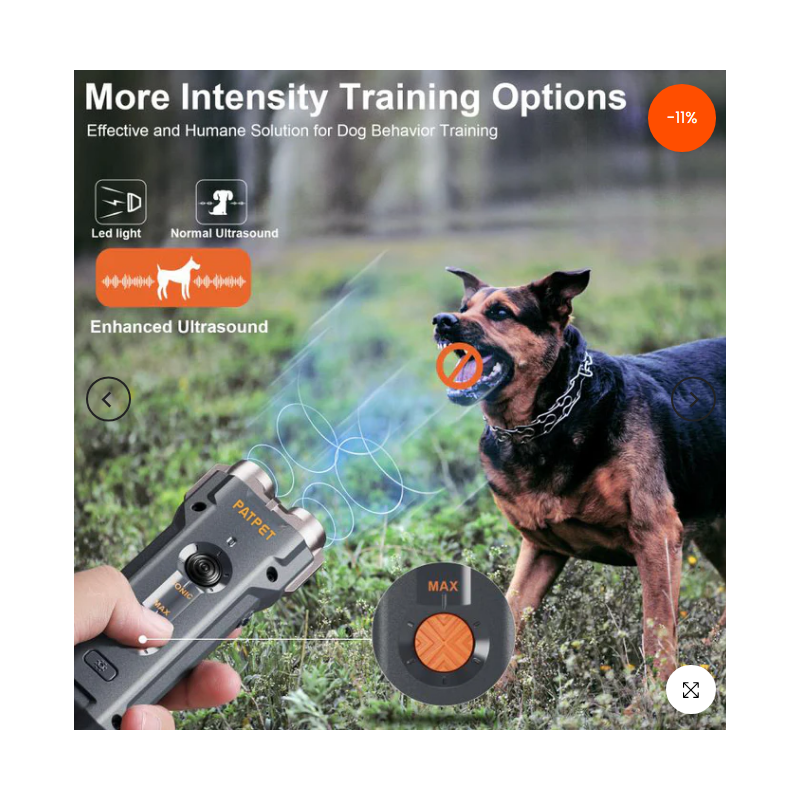 Ultraschall-Hundetrainer, bringen Sie Ihrem Hund bei, nicht zu bellen! Manueller Tiervertreiber 287-trainer-dog