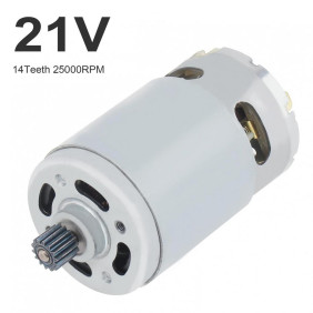 21 V DC-Motor RS550 Metall 8,2 mm 14 Zähne Mikromotor 25000 U/min