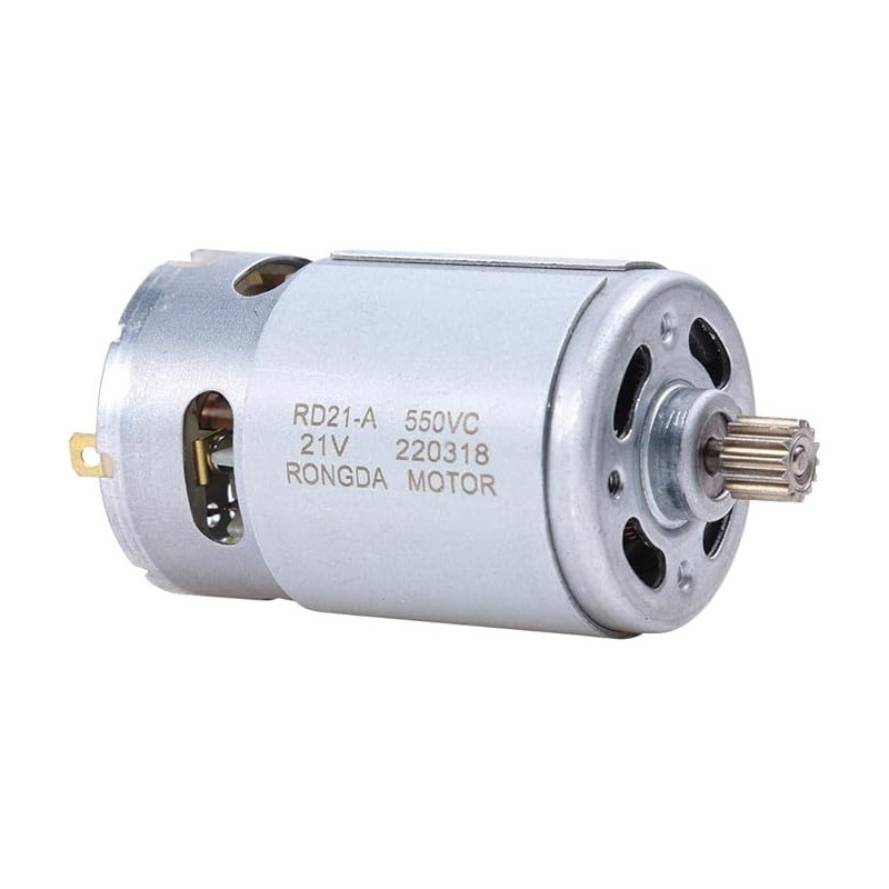 21 V DC-Motor RS550 Metall 8,2 mm 14 Zähne Mikromotor 25000 U/min