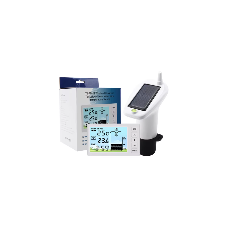 Water level sensor - Liquid level measurement + WiFi transmission for LCD 087-solar.