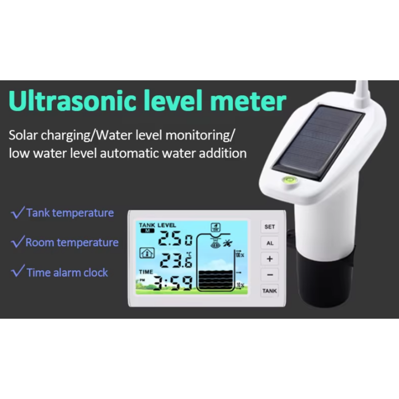 Water level sensor - Liquid level measurement + WiFi transmission for LCD 087-solar.