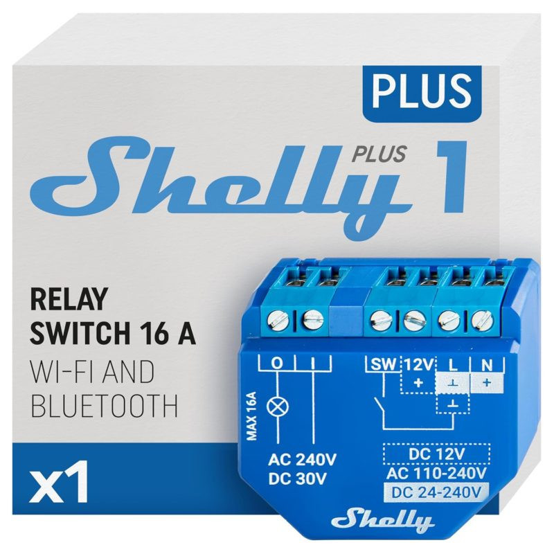 Shelly 1 Gen3 - Schaltmodul 1x 16A (WiFi, Bluetooth)