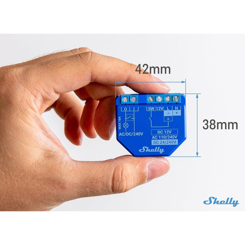 Shelly 1 Gen3 je nová generácia inteligentného spínača pre vašu automatizáciu.