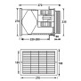 Local heat recovery unit suitable for ventilation