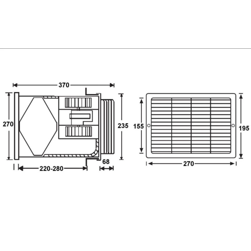 Local heat recovery unit suitable for ventilation