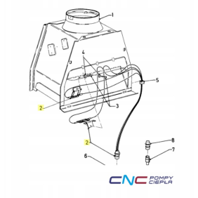 Vaillant 253511 snímač spalín Flue Gas Sensor 25 3511 VC/VCW originál