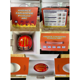 Protipožiarna hasiaca guľa 1,3 kg prášok Furex 770