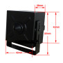 1.3 MEGAPIXEL IP MINI CAMERA FROM LAN OUTPUT AND VIDEO IP-697, SUITABLE FOR CAMOUFLAGE INSTALLATION