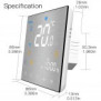 DIGITAL THERMOSTAT FOR UNDERFLOOR HEATING, INCLUDING FLOOR CONTROL 939-03H/19-230V + WIFI -VIP.