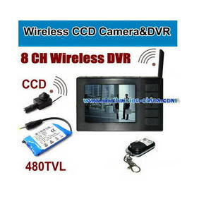 MICRO CAMERA + DVR RECORDING, WIRELESS TRANSMISSION, 480TV CCD,