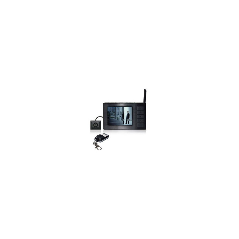 MICRO CAMERA + DVR RECORDING, WIRELESS TRANSMISSION, 480TV CCD,