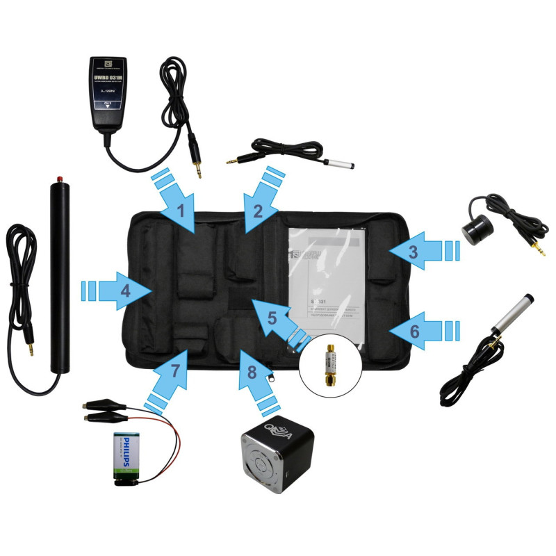 SECURITYST031M-901 LCD COLOR MULTIFUNKČNÉ DETEKČNÉ VF ZARIADENIE PROFI KATEGÓRIA